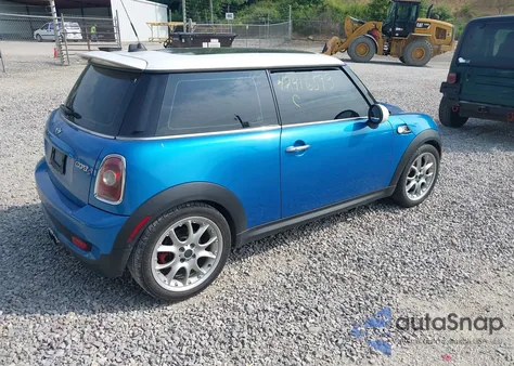 2008 Mini Cooper S S z USA, uszkodzony, nr VIN WMWMF73508TV34249